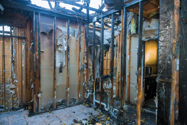 Professional Emergency Fire Cleanup technician working in DeCordova, TX